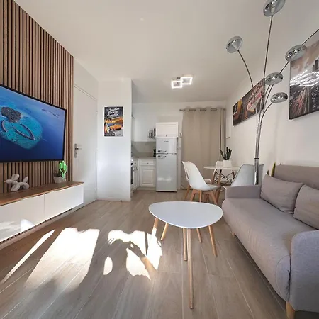 Nouveaute-charmant Lecactus Avec Terrasse Au Coeur De Ste-maxime Sainte-Maxime