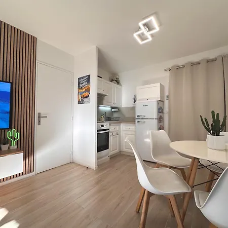 Nouveaute-charmant Lecactus Avec Terrasse Au Coeur De Ste-maxime