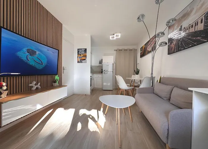 Nouveaute-charmant Lecactus Avec Terrasse Au Coeur De Ste-maxime Sainte-Maxime